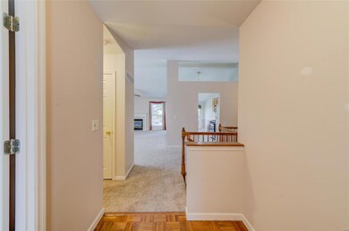 Wood entry foyer brings you into the spacious livi