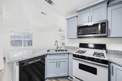 View into the dining and living room area