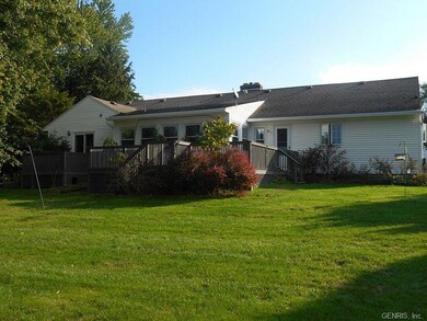 Rear of house