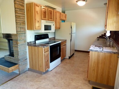 Kitchen w/Hickory Cabinets