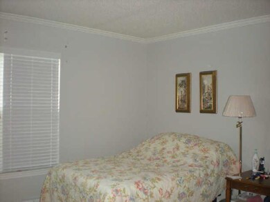 The master bedroom is large and has enough room for a desk