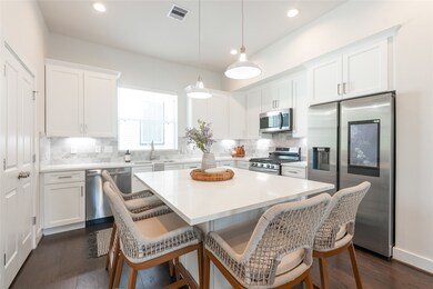 Sleek, modern kitchen with stainless steel applian