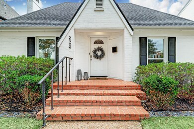 Charming front porch entrance