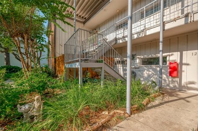 Stairs leading to unit #18