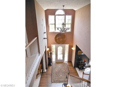 Open this front door into a spacious 2-story foyer