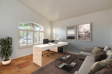 Virtual Staged Front Room