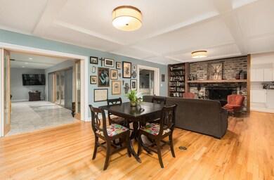 Formal Living looking into Den