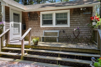 Front deck and entry to home office