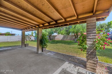 Large covered patio!