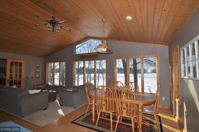 View of the lake from the kitchen