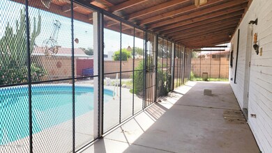 Extended back porch