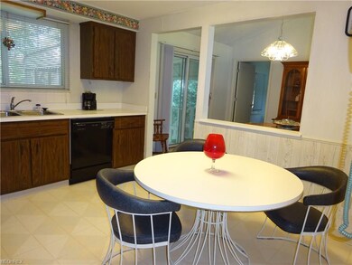 Roomy eat-in kitchen