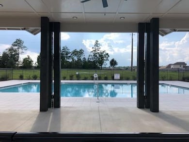 View from Pavilion to Pool