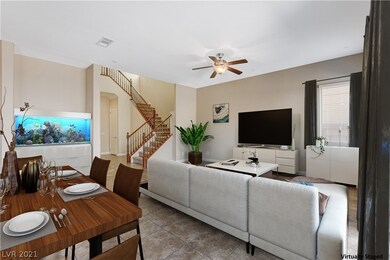 Open concept great room.*Virtually Staged