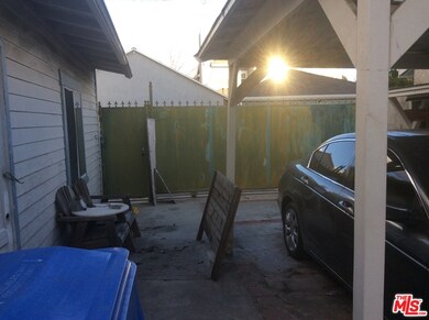 Carport back yard