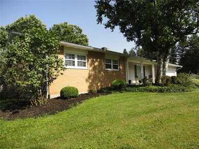 This view of the front of the house is taken from 