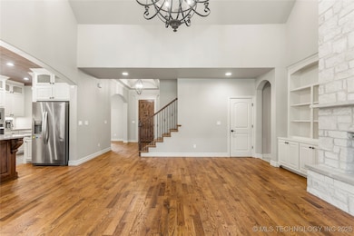 Large open living area.