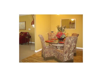 Dining room & kitchen have laminate wood floors.