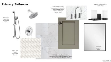 The Primary Bath features an enlarge shower with f