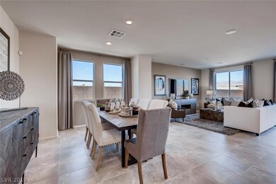 Photo is of the model. Check out this spacious din