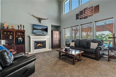 Great view of the Family room with Fire Place.