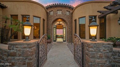 ENTRY COURTYARD EVENING