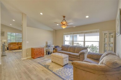 Large Living room open to dining