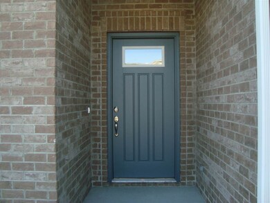 Craftsman style front entry door