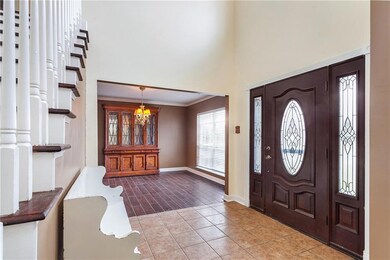 Spacious foyer