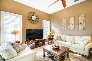 Breakfast nook with plantation shutters
