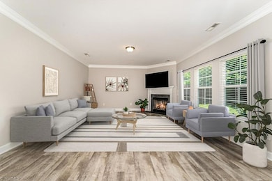 Virtually stage Family Room