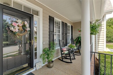 So inviting!  Wide front porch just screams 