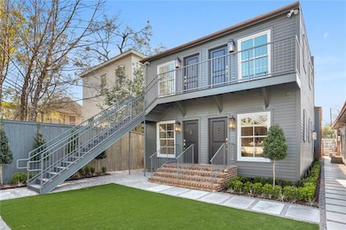 Unit 104 is on the back of the building, bottom right unit