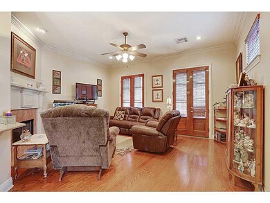 Den/Family/Great Room. Kitchen looking into Den