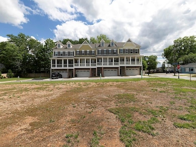 View of existing townhomes from vacant lots townho