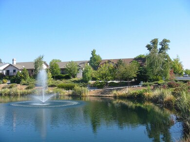 Upper lake with beautiful fountain