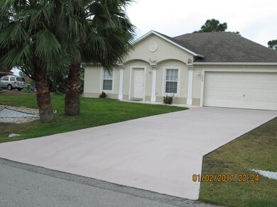 Recently painted exterior and driveway