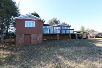 Rear elevation facing the water