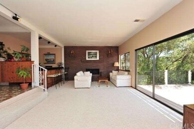 Spacious combo Living Room/Dining Area with wood-b