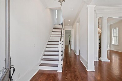 Views all the way through the family room from the