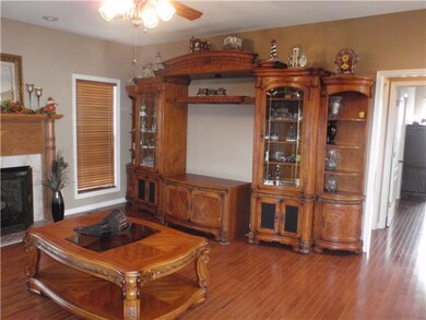 Beautiful hardwood flooring in Living Room