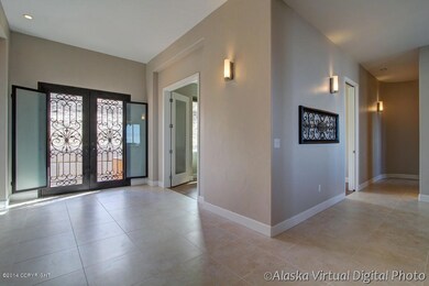 Foyer w/Cast Iron Doors w/Glass Opened