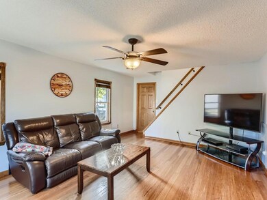 Living room, shows door towards the main level bed