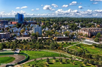 view over park