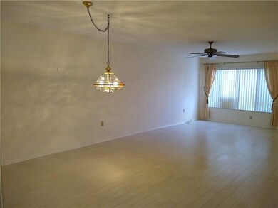 View from Kitchen into Dining / Living room