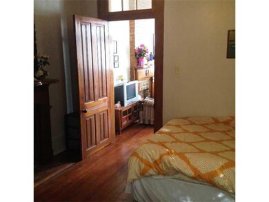 Bedroom. Spacious bedroom with beautiful wood floors