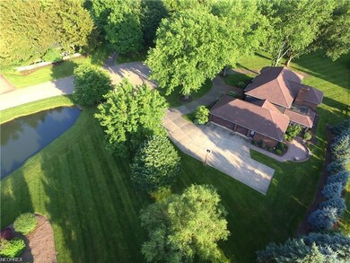 Aerial view of the beautiful grounds.  Notice how 