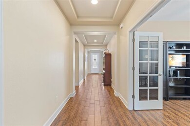 Spacious Hall Way leading to Front Entry & Office 