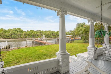 View of Water from Porch Swing