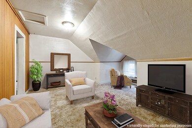Upstairs living